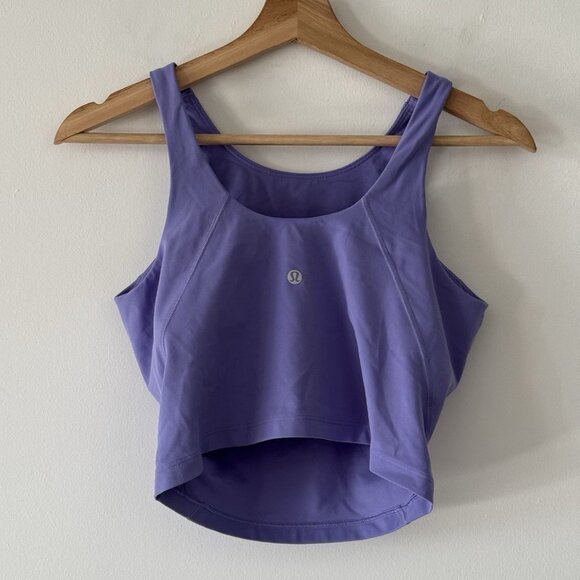 Lululemon Align Top High Neck Purple Tank Women’s Size 8 Minimalist Gym Sporty - Picture 7 of 9